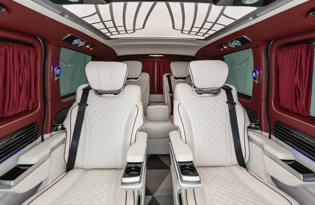 Book Mercedes V Class interior Dubai