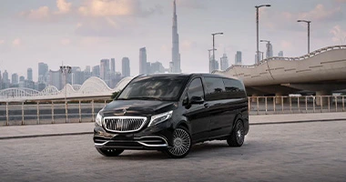 Mercedes Benz S Class Maybach in Dubai with VIP Car With Driver. Ultimate luxury chauffeur service for executives, events, and premium airport transfers.