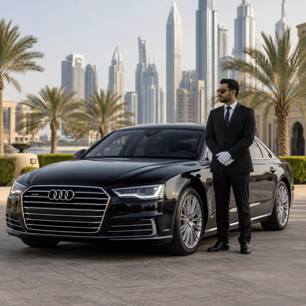 Audi A8 Chauffeur Service Dubai
