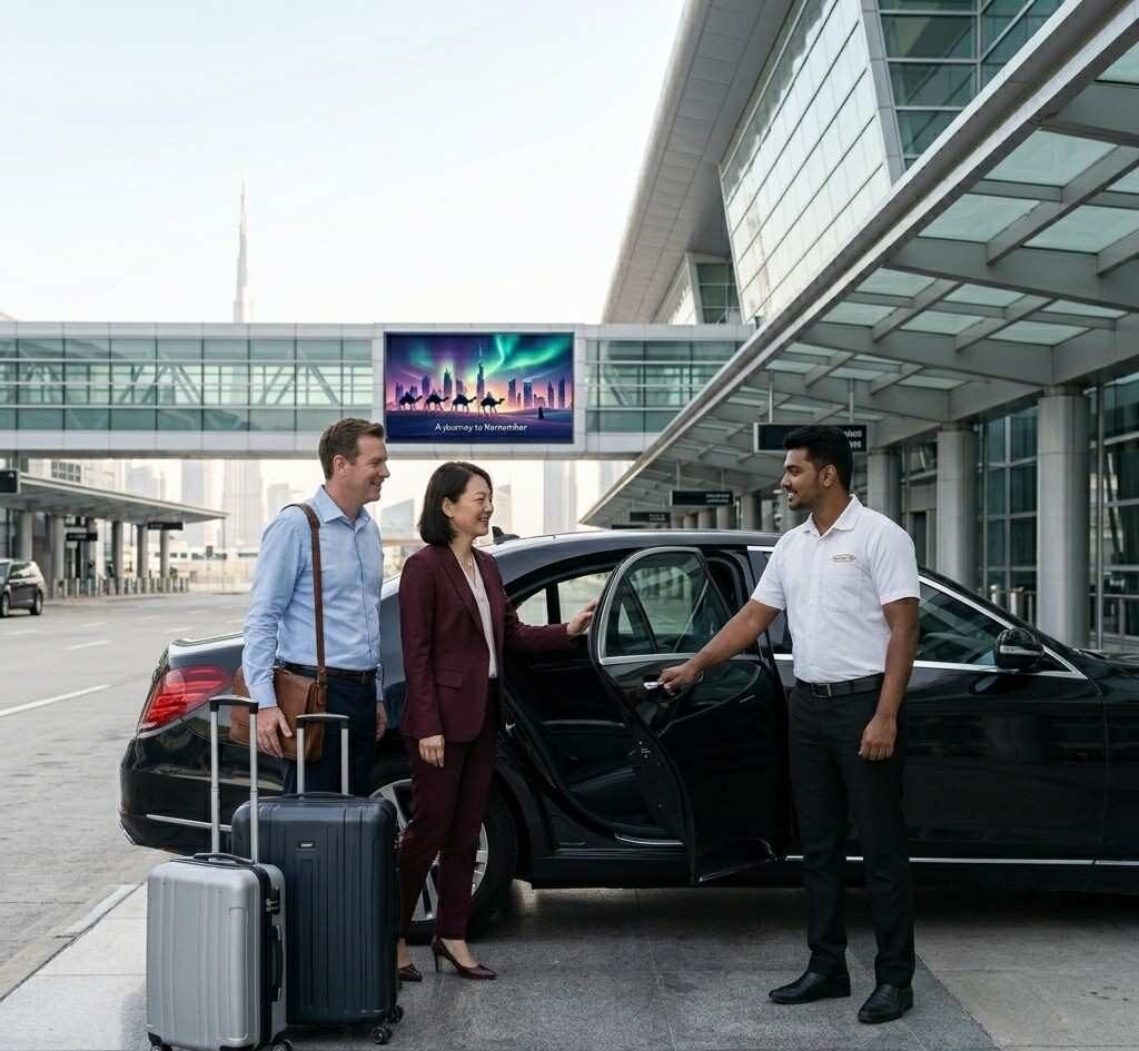 Recieve passenger in dubai airport