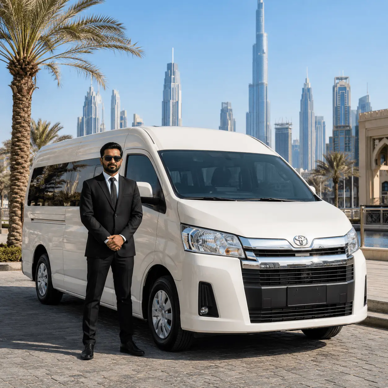 Toyota Hiace with Driver in Dubai