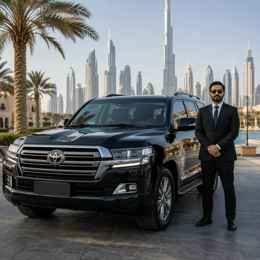 Toyota Land Cruiser With Driver in Dubai