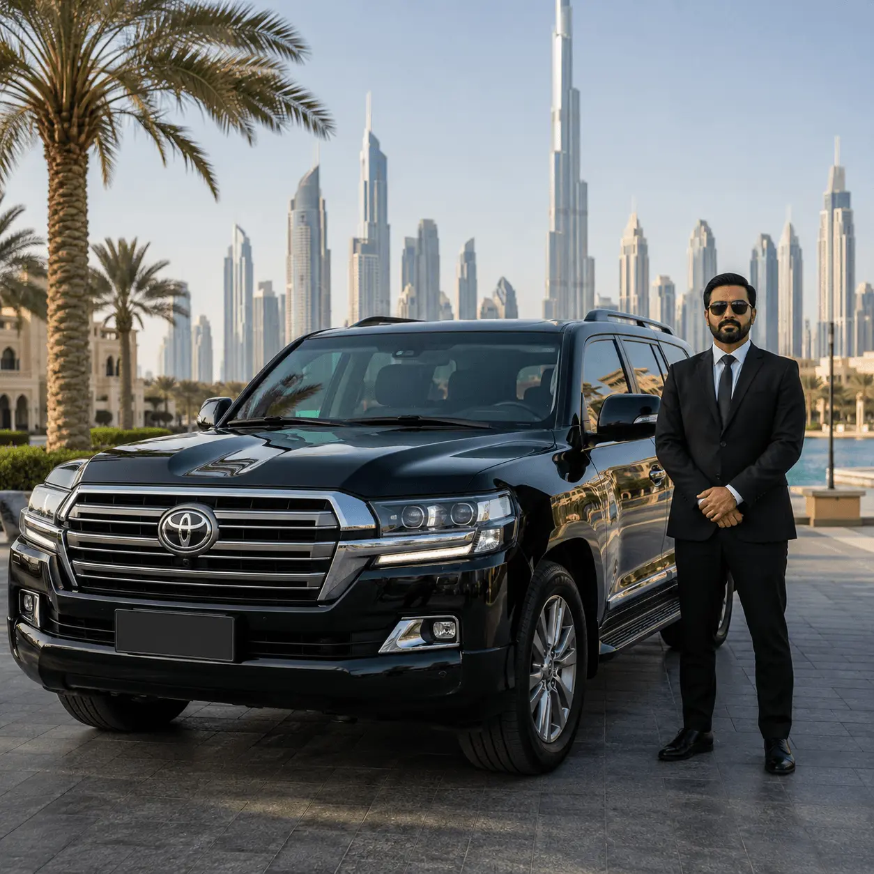 Toyota Land Cruiser With Driver in Dubai