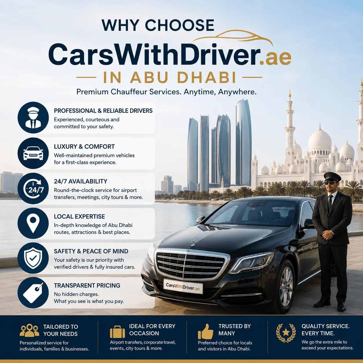Why Choose CarsWithDriver.ae in Abu Dhabi