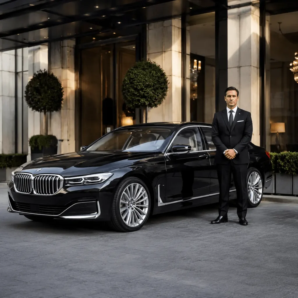 BMW 7 Series with Driver