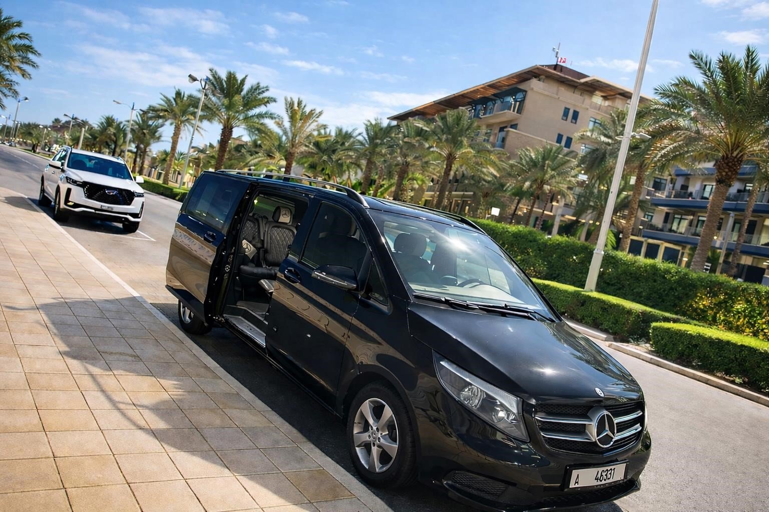 Mercedes-Benz V-Class Private Chauffeur Service Dubai